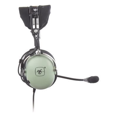 Auriculares de Aviación / Atenuación Pasiva NRR 23 dB / Micrófono Electret M-7A / Cable Bobina 5' (1.5 m) / Conector U-174/U / | SIERRA STORE