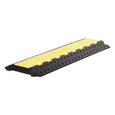 ACCESSPRO AC903-V2 - Protector de Cable / 3 Canales / Carga 5 Toneladas / Canal 30x30 mm / Base Goma y Tapa Plástico / 90 cm Largo / | SIERRA STORE