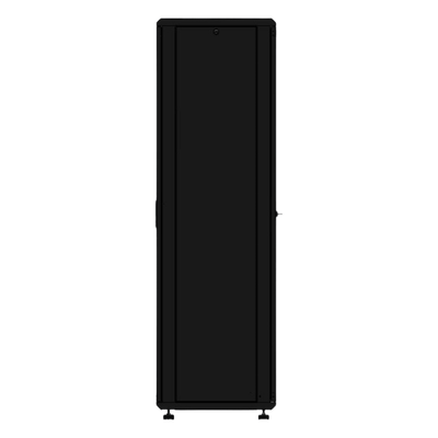 Gabinete Rack de Piso / 42U / 19 Pulgadas / Carga 1000 kg / Puerta Cristal Frontal / 600x605x1990 mm | SIERRA STORE