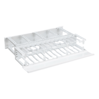 PANDUIT NM2WH - Organizador de Cables Horizontal / Alta Densidad / Doble Frontal y Posterior / Rack 19 in / 2UR / Categoría 6 y 10G | SIERRA STORE