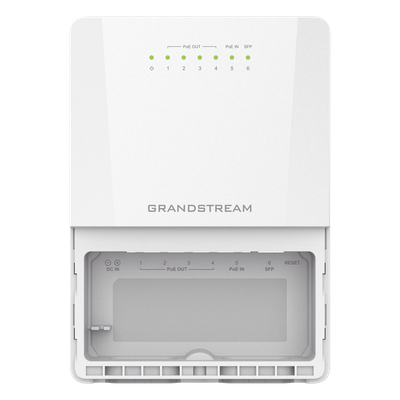 Switch PoE Administrable para Exteriores / 6 Puertos / 5 GE + 1 SFP / IP66 / PoE Integrado / Gestión Remota | SIERRA STORE