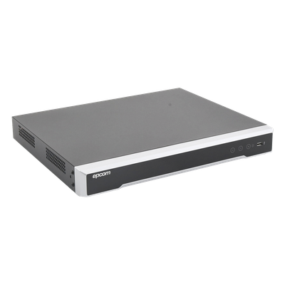 DVR 16 Canales TurboHD + 16 Canales IP / 8 Megapixel (4K) / Acusense (Evita Falsas Alarmas) / Audio por Coaxitron / 2 Bahías de Disco | SIERRA STORE