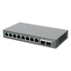Switch L2 Lite Administrable / 8 Puertos Ethernet 2.5 Gbps / 2 Puertos SFP+ 10 Gbps / VLAN / QoS / Montaje Escritorio o Pared | SIERRA STORE