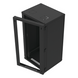 LINKEDPRO BY EPCOM SR-1924-GAP-V4 - Gabinete Abatible de Pared (Con Marco Trasero) con Rack 19" de 24 Unidades. Ventana de Cristal | SIERRA STORE