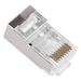 LINKEDPRO BY EPCOM TC5S-PASS - Bote de Plugs Pass Through RJ45 / Cat5e Blindado / Chapado Oro 30 Micras / 24AWG / 100 Piezas | SIERRA STORE