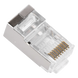 LINKEDPRO BY EPCOM TC5S-PASS - Bote de Plugs Pass Through RJ45 / Cat5e Blindado / Chapado Oro 30 Micras / 24AWG / 100 Piezas | SIERRA STORE