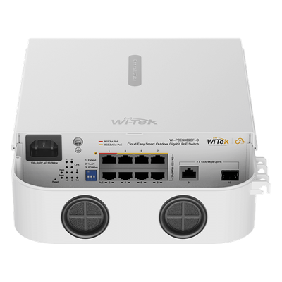 Switch PoE Administrado en la Nube / 8 Puertos Gigabit PoE++ (af/at/bt) / 1 Puerto Uplink RJ45 Gigabit / 1 Puerto SFP Uplink / | SIERRA STORE