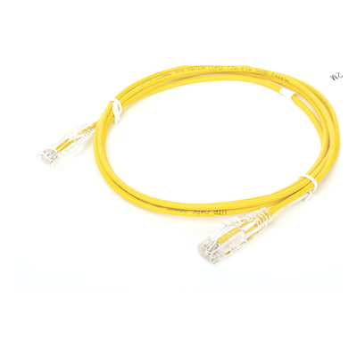 LINKEDPRO BY EPCOM LP-UT6-200-YE-28 - Cable de Parcheo Slim UTP Cat6 / 2 m (6.56 ft) / 28 AWG / Amarillo / 1 Gbps | SIERRA STORE