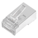 LINKEDPRO BY EPCOM TC5S-PASS - Bote de Plugs Pass Through RJ45 / Cat5e Blindado / Chapado Oro 30 Micras / 24AWG / 100 Piezas | SIERRA STORE