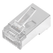 LINKEDPRO BY EPCOM TC5S-PASS - Bote de Plugs Pass Through RJ45 / Cat5e Blindado / Chapado Oro 30 Micras / 24AWG / 100 Piezas | SIERRA STORE