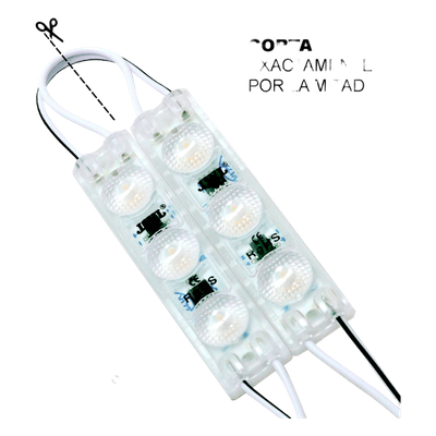 Cadena LED / 20 Módulos en Serie / 4 500 Lúmenes / 50W / IP65 / 6 500 K / 110V / Adhesivo | SIERRA STORE