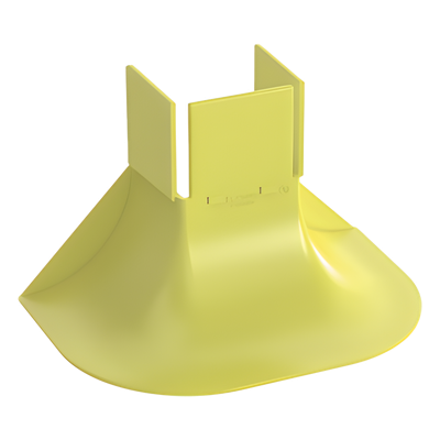 PANDUIT FTR2X2LYL - Accesorio de Control de Radio de Curvatura / 2' Radio / 3.85' x 6' x 3.85' / Policarbonato-ABS / Amarillo | SIERRA STORE