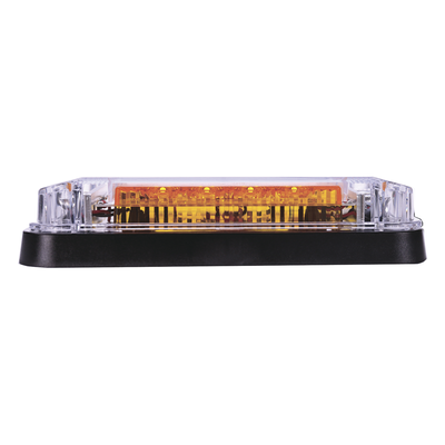 Luz de Advertencia LED / 7x4 pulgadas / 66 LED de Alta Intensidad / 12 VCC / 10 Patrones de Destello / Montaje Permanente | SIERRA STORE