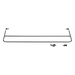 PANDUIT SRB19D7BL - Barra de Alivio de Tensión / Extensión 7 Pulgadas / Montaje Invertido / 19 y 23 Pulgadas / 72 Cables / Metal | SIERRA STORE
