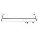 PANDUIT SRB19D7BL - Barra de Alivio de Tensión / Extensión 7 Pulgadas / Montaje Invertido / 19 y 23 Pulgadas / 72 Cables / Metal | SIERRA STORE