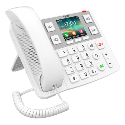 Teléfono IP / Pantalla 3.5 Pulgadas / Wi-Fi Dual Band / Botones Braille / Bluetooth 4.2 / PoE / 2 Líneas SIP | SIERRA STORE