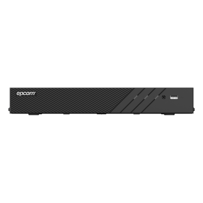 DVR Pentahíbrido / 12 Canales (8 TURBOHD + 4 IP) / 8 Megapixel (4K) / Reconocimiento Facial / Audio Bidireccional por Coaxitron / | SIERRA STORE