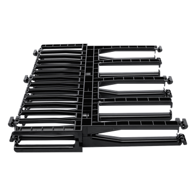 PANDUIT NM1 - Organizador de Cables Horizontal / Alta Densidad / Doble Frontal y Posterior / Rack 19in / 1UR / Negro | SIERRA STORE