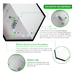 Luminaria LED Poligonal / 18 W / 1 800 lm / 6 500 K / 140° / Sobreponer o Suspendido / 230 x 80 mm | SIERRA STORE