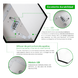 Luminaria LED Poligonal / 18 W / 1 800 lm / 6 500 K / 140° / Sobreponer o Suspendido / 230 x 80 mm | SIERRA STORE