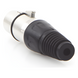 Conector XLR / 3 Pines Hembra / Bloqueo con Pestillo / Rango -30 °C a +80 °C / Cable 3.5-8.0 mm / 16 A por Contacto | SIERRA STORE
