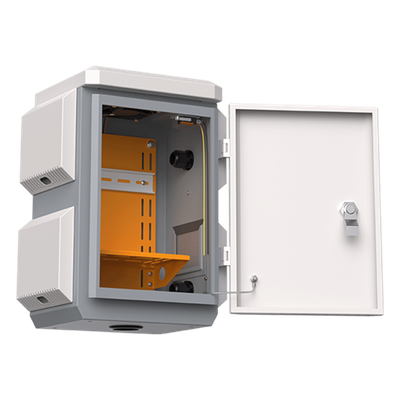 Gabinete de Protección IP / Acero SPCC / 180 x 340 x 160 mm / IP55 / Rieles DIN / Montaje Vertical u Horizontal / 4 Placas Laterales | SIERRA STORE