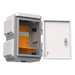 Gabinete de Protección IP / Acero SPCC / 180 x 340 x 160 mm / IP55 / Rieles DIN / Montaje Vertical u Horizontal / 4 Placas Laterales | SIERRA STORE