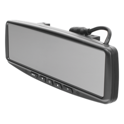 Monitor Retrovisor con Cámara de Reversa / Pantalla LCD 4.3'' / Ángulo 170° / IP69K / Sistema 2 Cámaras | SIERRA STORE