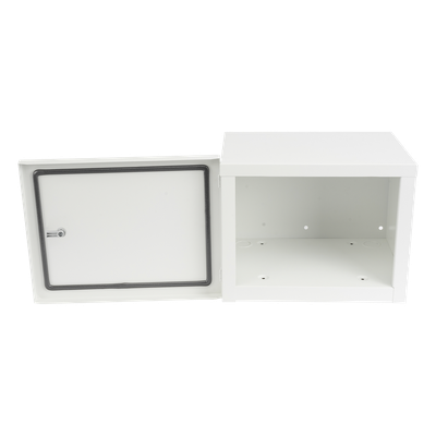 EPCOM INDUSTRIAL EI-PCB-04-03-03-W3 - Gabinete para instalación de 2 Baterías PL4012, Fabricado en Lámina Galvanizada, Opción para | SIERRA STORE