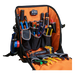 Mochila Profesional para Herramientas / 27 Bolsillos / Base Moldeada Ancha / Interior Naranja / Puerto USB-C / Acceso Estación de | SIERRA STORE