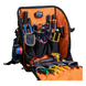 Mochila Profesional para Herramientas / 27 Bolsillos / Base Moldeada Ancha / Interior Naranja / Puerto USB-C / Acceso Estación de | SIERRA STORE