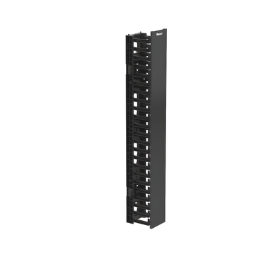 PANDUIT WMPVF22E - Organizador Vertical de Cable / 22U / 4.9 in Ancho / 131 Cables CAT6 / ABS / ROHS / Montaje Frontal | SIERRA STORE