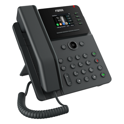 Teléfono IP Empresarial / 4 Líneas SIP / Pantalla Color 2.4" / Puertos Gigabit / PoE / Conferencia 6 Vías | SIERRA STORE