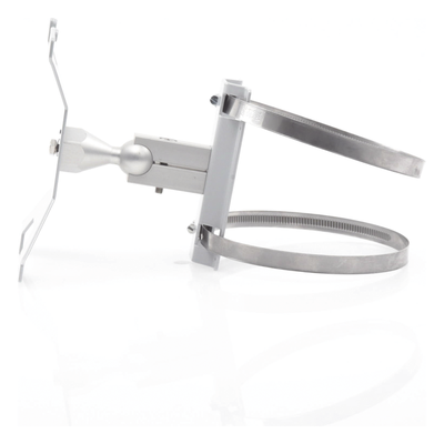 Kit de Montaje en Poste / Ajustable / Aluminio RAL 9006 / Postes 133 mm / 350 g | SIERRA STORE