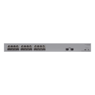 Switch Gigabit No Administrable PoE / 24 Puertos 10/100/1000 Mbps PoE+ / 2 Puertos SFP Uplink / 124W / 52 Gbps | SIERRA STORE