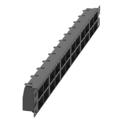 PANDUIT CPP48HDVNSWBL - Panel de Parcheo Modular / 48 Puertos / 1 UR / Alta Densidad / Sin Blindaje / Rack 19 Pulgadas | SIERRA STORE