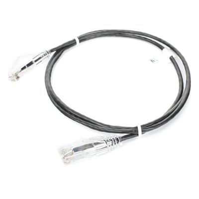 LINKEDPRO BY EPCOM LP-UT6-100-BK-28 - Cable de Parcheo Slim UTP Cat6 / 1 Metro (3.28 Pies) / 28 AWG / Negro / 1 Gbps+ | SIERRA STORE