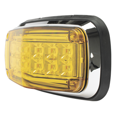 Luz de Advertencia / 8 x 4 in / Ámbar / IP67 / 12-30 VCC / SAE J595 / ECE R65 | SIERRA STORE