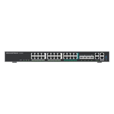 Router Todo-en-Uno / 50 Extensiones PBX / Firewall NGFW 9 Gbps / VPN IPsec 1.3 Gbps / 4x SFP+ 10 GbE / 8x 2.5 GbE / 16x GbE / Gestión | SIERRA STORE