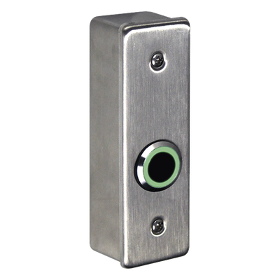 Botón de Salida NoTouch / Sensor IR / Acero Inoxidable 304 / Contacto Seco / LED Dual / Montaje Delgado 0.26" | SIERRA STORE
