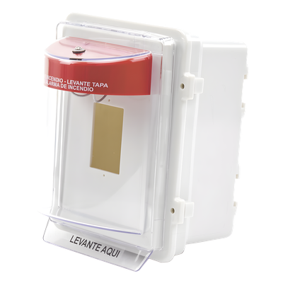 Protector Universal para Estación Manual / Policarbonato UV / Empotrado 4 pulgadas / NEMA 3R / -40°F a 250°F / UL/cUL/ADA | SIERRA STORE
