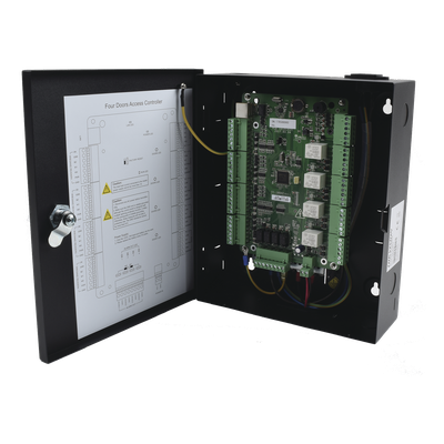 HIKVISION DS-K2804 - Controlador de Acceso / 4 Puertas y 4 Lectores Wiegand / 10,000 Tarjetas / 50,000 Eventos / Gabinete Metálico con | SIERRA STORE