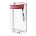 Cubierta Protectora Universal / IP56 / Policarbonato UV / Montaje Superficial / Espaciador Dual Canal / Texto Incendio Español | SIERRA STORE