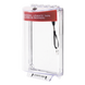 Cubierta Protectora Universal / IP56 / Policarbonato UV / Montaje Superficial / Espaciador Dual Canal / Texto Incendio Español | SIERRA STORE