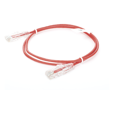 LINKEDPRO BY EPCOM LP-UT6-100-RD-28 - Cable de Parcheo Slim UTP Cat6 / 1 Metro (3.28 Pies) / 28 AWG / Rojo / 1 Gbps | SIERRA STORE