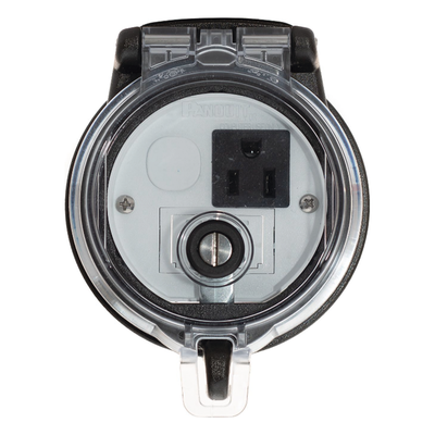 PANDUIT DAP3BC-S0 - Dispositivo Circular de Puertos de Acceso a Datos / 2 Espacios Mini-Com / Receptáculo NEMA 5-15R / IP66 / 3" de | SIERRA STORE