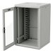 Gabinete Rackeable / 18U / 19 in / Puerta Cristal / Carga 750 Kg / 600x605x930 mm (23.6x23.8x36.6 in) / 3.05 ft Alto | SIERRA STORE