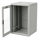 Gabinete Rackeable / 18U / 19 in / Puerta Cristal / Carga 750 Kg / 600x605x930 mm (23.6x23.8x36.6 in) / 3.05 ft Alto | SIERRA STORE