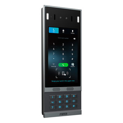 Videoportero IP / Pantalla Táctil IPS 7" / Reconocimiento Facial 10,000 Rostros / Cámara 2MP / 2 Relevadores / IP66 IK07 / PoE | SIERRA STORE