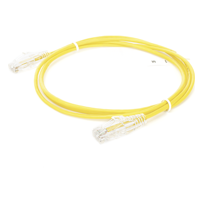 LINKEDPRO BY EPCOM LP-UT6-100-YE-28 - Cable de Parcheo Slim UTP / Cat6 / 28 AWG / 1 Metro (3.28 Pies) / 10 Gbps / Amarillo | SIERRA STORE